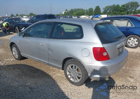 2002 Honda Civic Si from USA, damaged, VIN SHHEP33572U309154